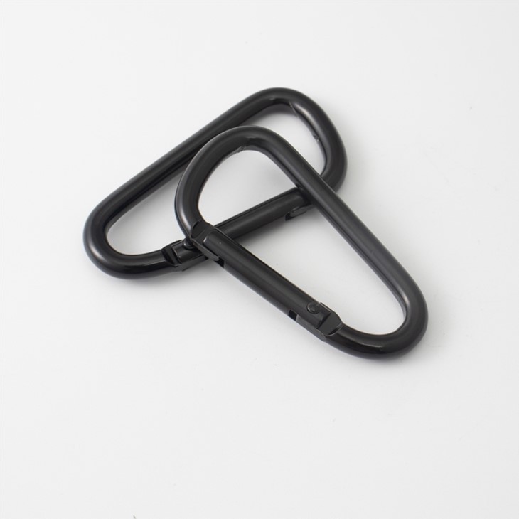 Amazon veľkoobchodné lezenie otočného klipu čierny hliníkový karabín
